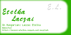 etelka laczai business card